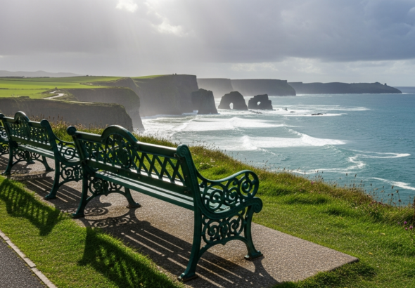 kilkee benches replaced plastic