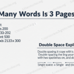 how many words is 3 pages