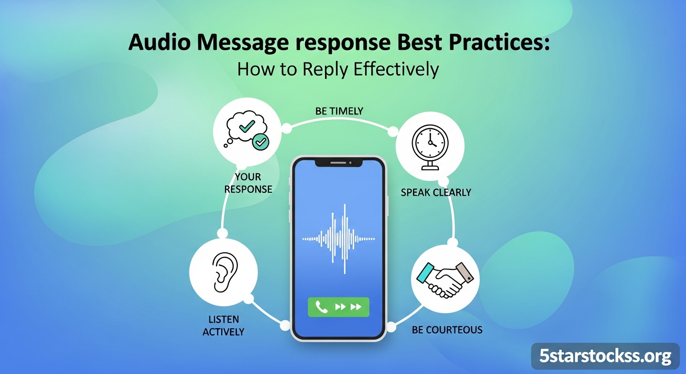 audio message response best practices​